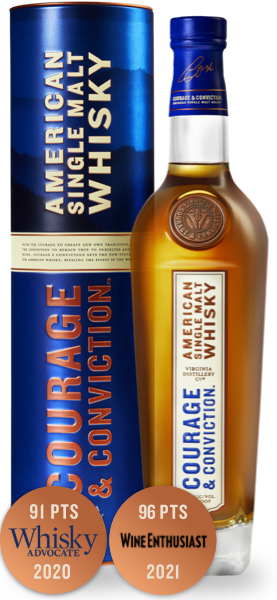Courage & Conviction American Single Malt Whisky